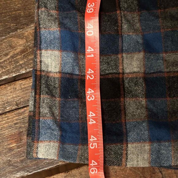 Vintage Pendleton 100% Virgin Wool Medium Men's Plaid Bath Robe. Made in US! - Picture 8 of 10